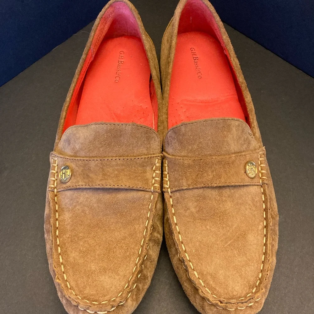 G.H. Bass & Co. Tan Suede Women’s “Bentley” Slip On 10M - Picture 1 of 6